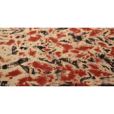 Clamp Dye . Natural Color Cotton Fabric ~ 20 { Per meter }